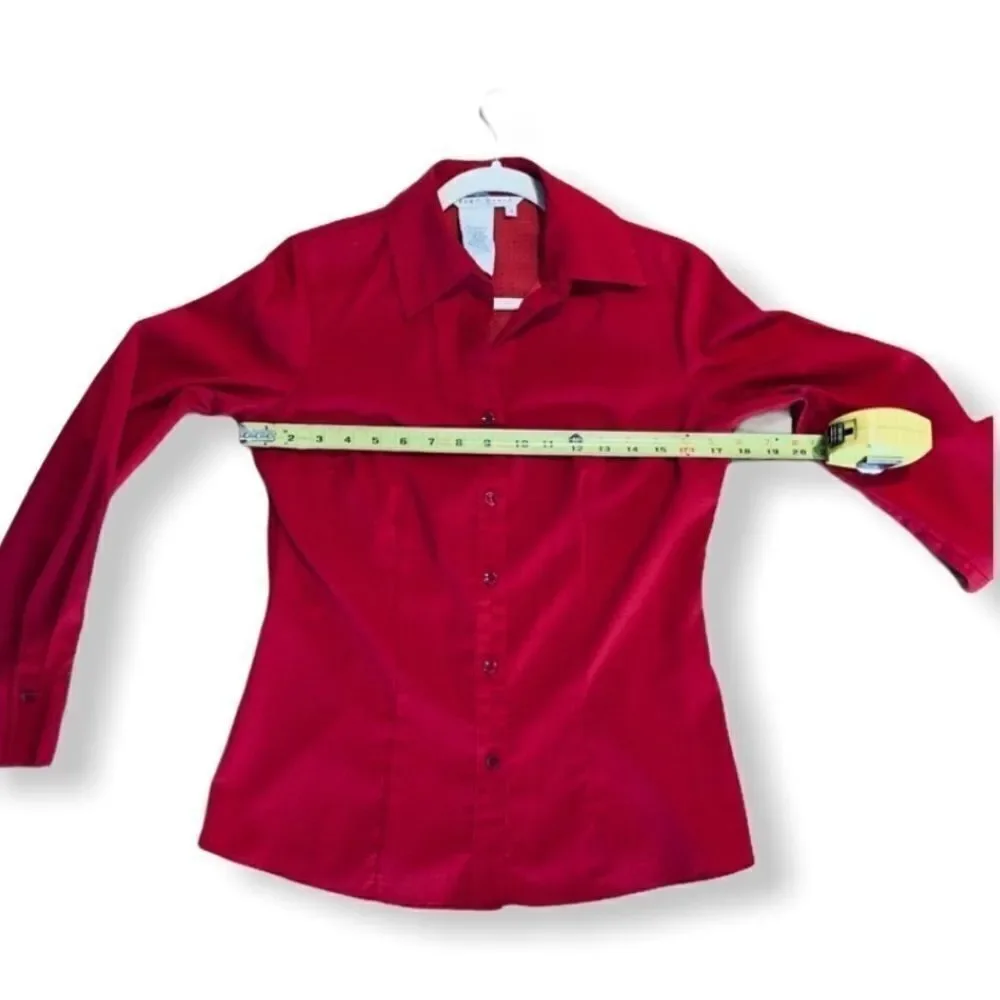 Fred David Red Button down - Picture 5 of 5